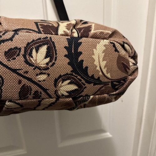 Spartina 449 Daufuskie Island Brown Floral Shoulder Crossbody bag *EUC* - Picture 7 of 11