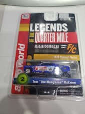 New Auto World - Electric Slot Car - Blue - Tom "The Mongoose" McEwen