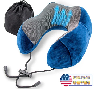 5 STAR SUPER DEALS Memory Foam Travel Pillow Orthopedic Head Neck Pain Relief 360 Neck Pillow