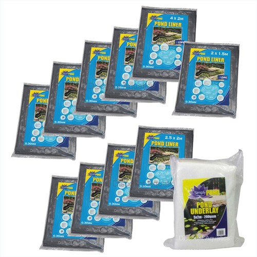 LDPE SIMPLY POND LINERS POND LINING 0.30MM THICK GARDEN POND LINER eBay