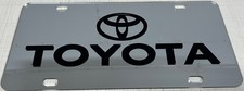 Toyota Acrylic 6x12 License Plate Mirrored