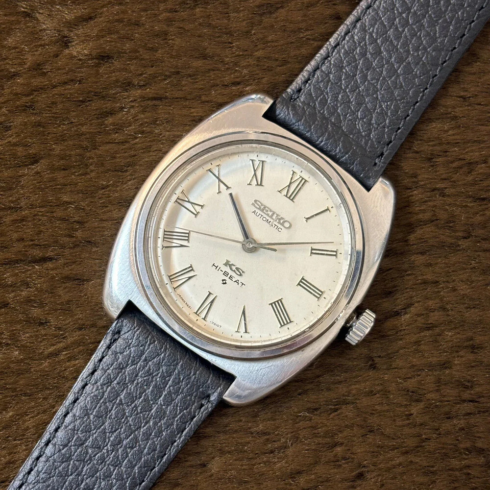Seiko King Seiko 5621-7000 Vintage Hi-Beat White Silver Seiko King Seiko 5621-7000 Vintage Hi-Beat White Silver