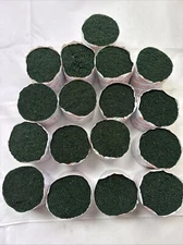 Shillcraft DuPont Orlon Latch Hook Yarn Lot of 17 Color #22 Green Dye Lot 5090