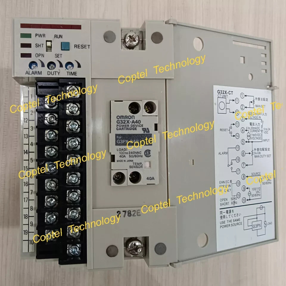 Used OMRON G3PX-240EHN 40A Power Controller Solid-state Used OMRON G3PX-240EHN 40A Power Controller Solid-state
