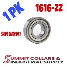 Ball Bearing 1616-ZZ Shielded high quality 1/2"x1-1/8"x3/8"  1 pk