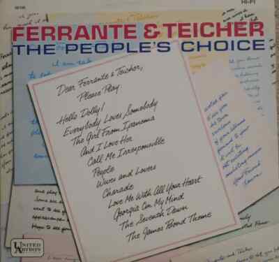 LP Ferrante & Teicher The Peoples Choice MONO NEAR MINT United Artists Reco