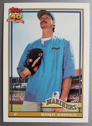 Randy Johnson 1991 Topps #225 Seattle Mariners