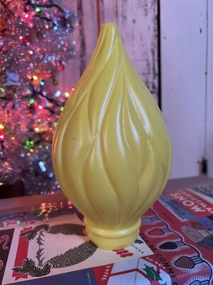 Blow Mold Flame Top For Vintage Union Candles TPI And Others Christmas Halloween