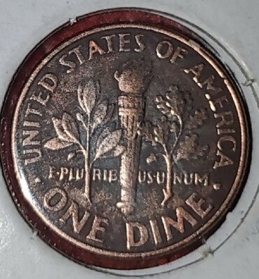 2003 Annealed Planchet Dime Mint Error Rare Copper Color | eBay