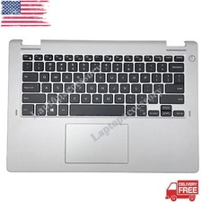 New For Dell Latitude 3310 2-in-1 Palmrest Keyboard Touchpad 0RDX31 RDX31 Silver