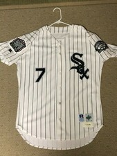 Jerry Manuel GAME USED Chicago White Sox 1999 All Star Game Jersey Boston Fenway