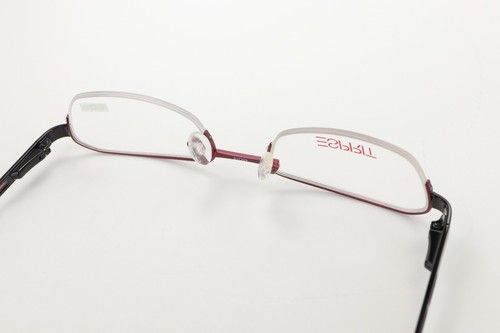 ESPRIT ET17372 531 Red 46-18-135 Frames Half Rim Flex Hinges with Case G298 - Picture 6 of 12