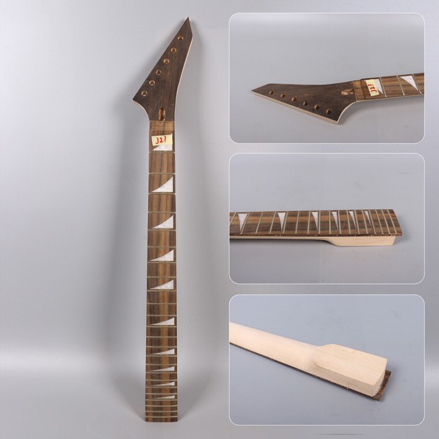 Diy Electric Guitar Neck 24Fret 25.5inch Maple+Rosewood UnfinishedJ eBay