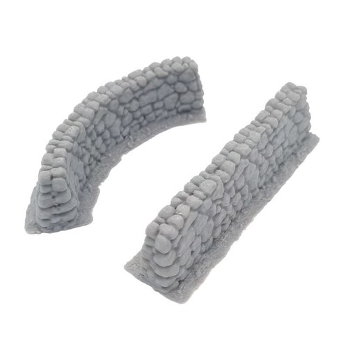Stone Fence terrain for tabletop scenery LOTR RPG AoS - 第 1/3 張圖片
