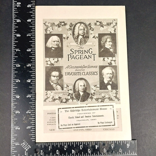 1917 Eldridge Entertainment House Noten Frühling Festzug Kinderlieder - Bild 5 von 5