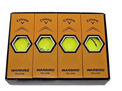 Callaway Warbird 12 Palline da Golf Gialle, Strumento Divano, 8 Indicatori Palla Neon Nuovo - Foto 2 di 2
