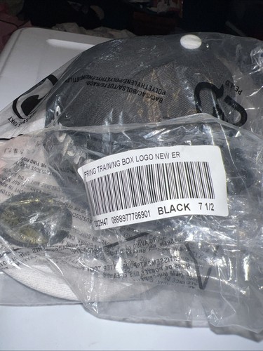 Caja de entrenamiento de primavera Supreme 2 tonos logotipo New Era negra talla 7 1/2. (SS22H47) - Imagen 5 de 5