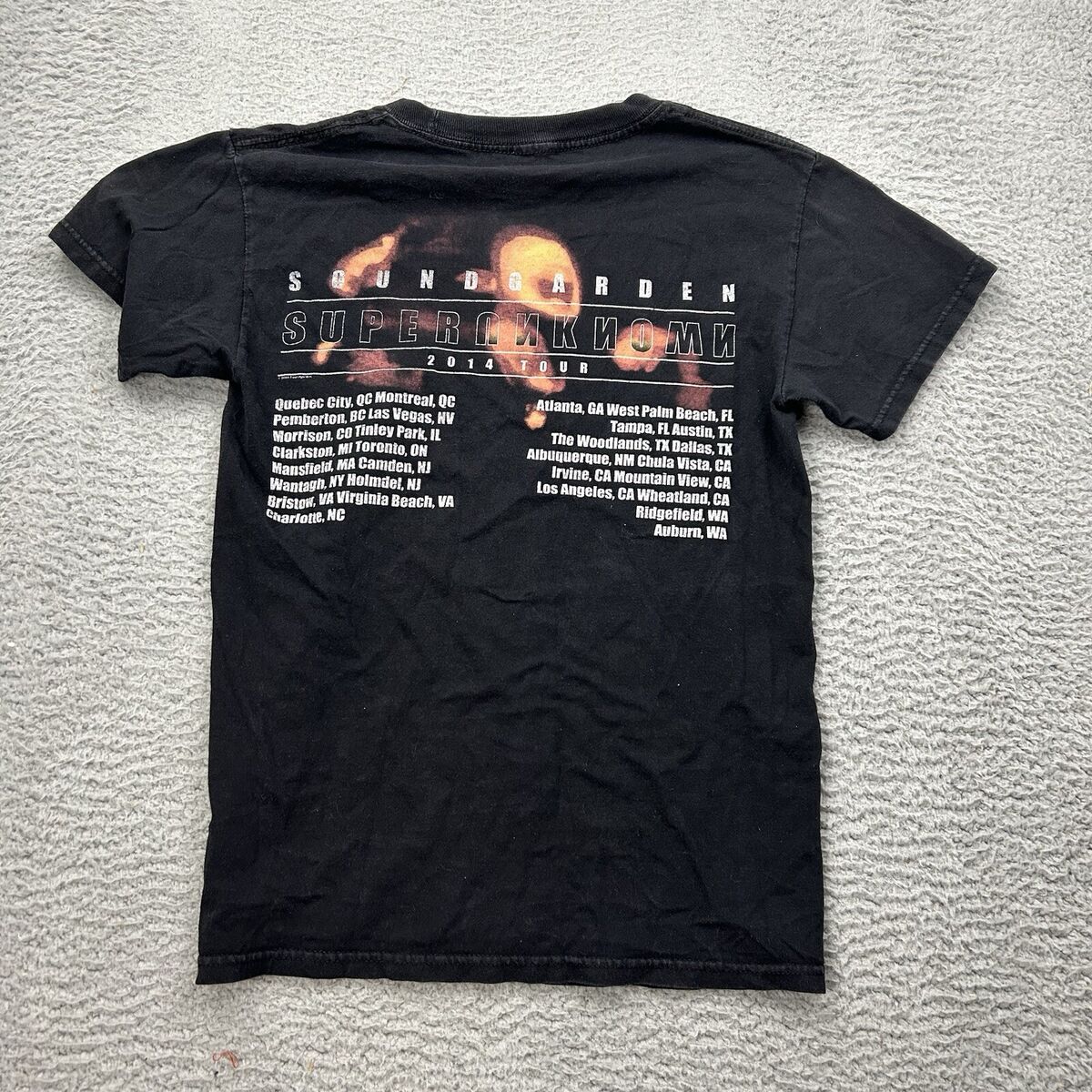 Soundgarden 2014 Superunknown Tour T Shirt Grunge Band Size Soundgarden 2014 Superunknown Tour T Shirt Grunge Band Size
