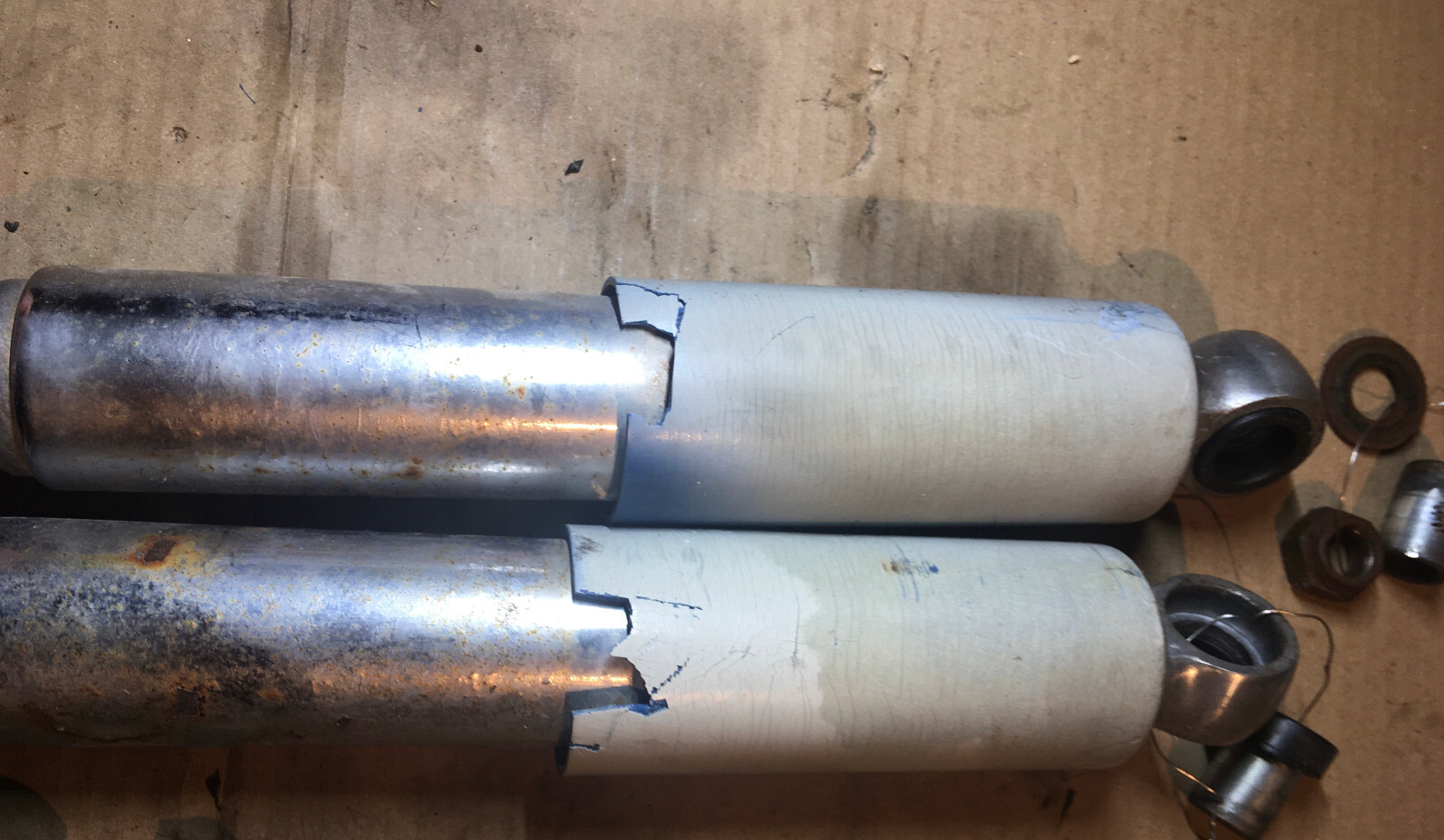 honda c110 rear shocks DAMAGED c110 ca110 super sport 50 cub eBay