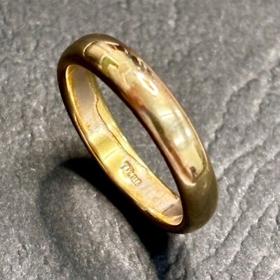 [SCHNÄPPCHEN] Titan Ring vergoldet 1,0 g US:5 UK:J Anti-Metall Allergie GUC Japan