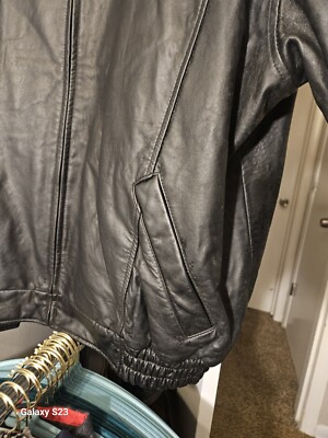 Northern Explorer Mens XL Black Vintage Genuine Leather Coat | eBay