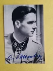 Rudolf von Ribbentrop   WW2 Panzer Tank Com. (Son of Joachim) Signed 4x6 Photo.