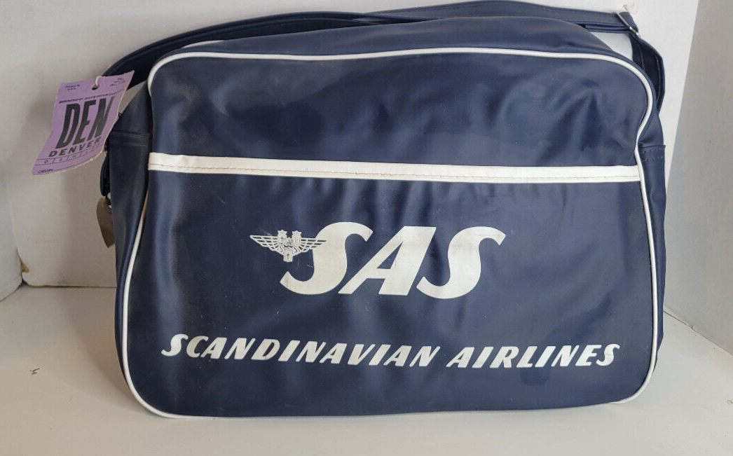 【ビンテージ】エアラインバッグ　スカンジナビア航空 Vintage SAS Scandanavian Airlines Travel Carry On Bag | eBay