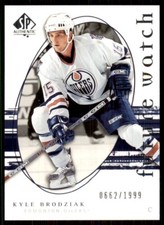 2005-06 SP Authentic #230 Kyle Brodziak RC /1999 Rookie Edmonton Oilers