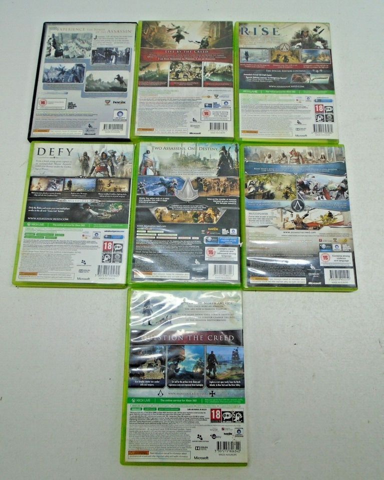 Xbox 360 Assassin's Creed Job Lot 13 Black Flag Revelations