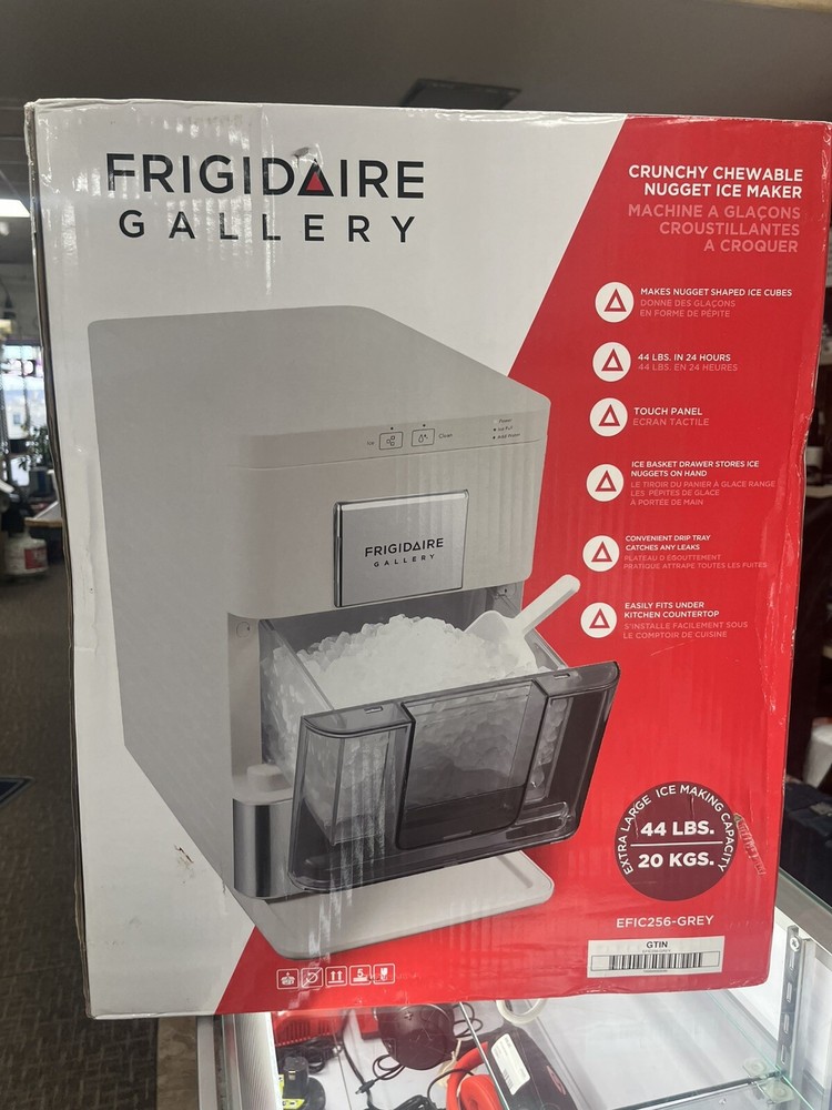 Frigidaire Gallery 44LBS Crunchy Chewable Nugget Ice Maker EFIC256-Grey✅‼️