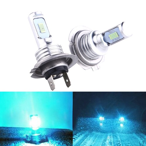 H7 LED Headlight Bulbs Kit High Low Beam 35W 4000LM Super Bright 8000K Ice Blue - Picture 2 of 8