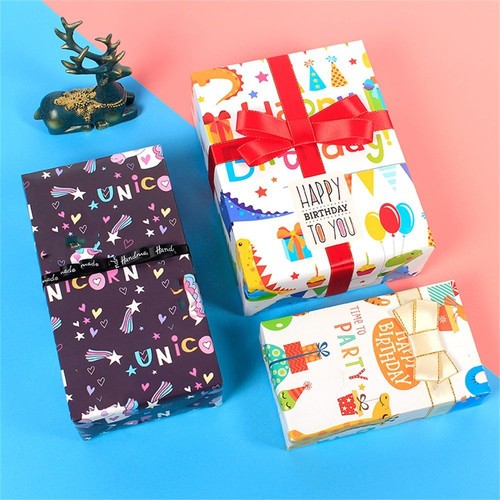 Dinosaur Box Packaging Paper Gift Wrapping Paper Birthday Gift Gift Wrapper - Picture 11 of 22