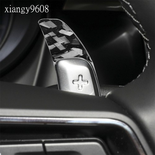 Steering Wheel Shifter Paddle Extension For Porsche Macan 2022+ABS/Forged Carbon - Picture 5 of 12