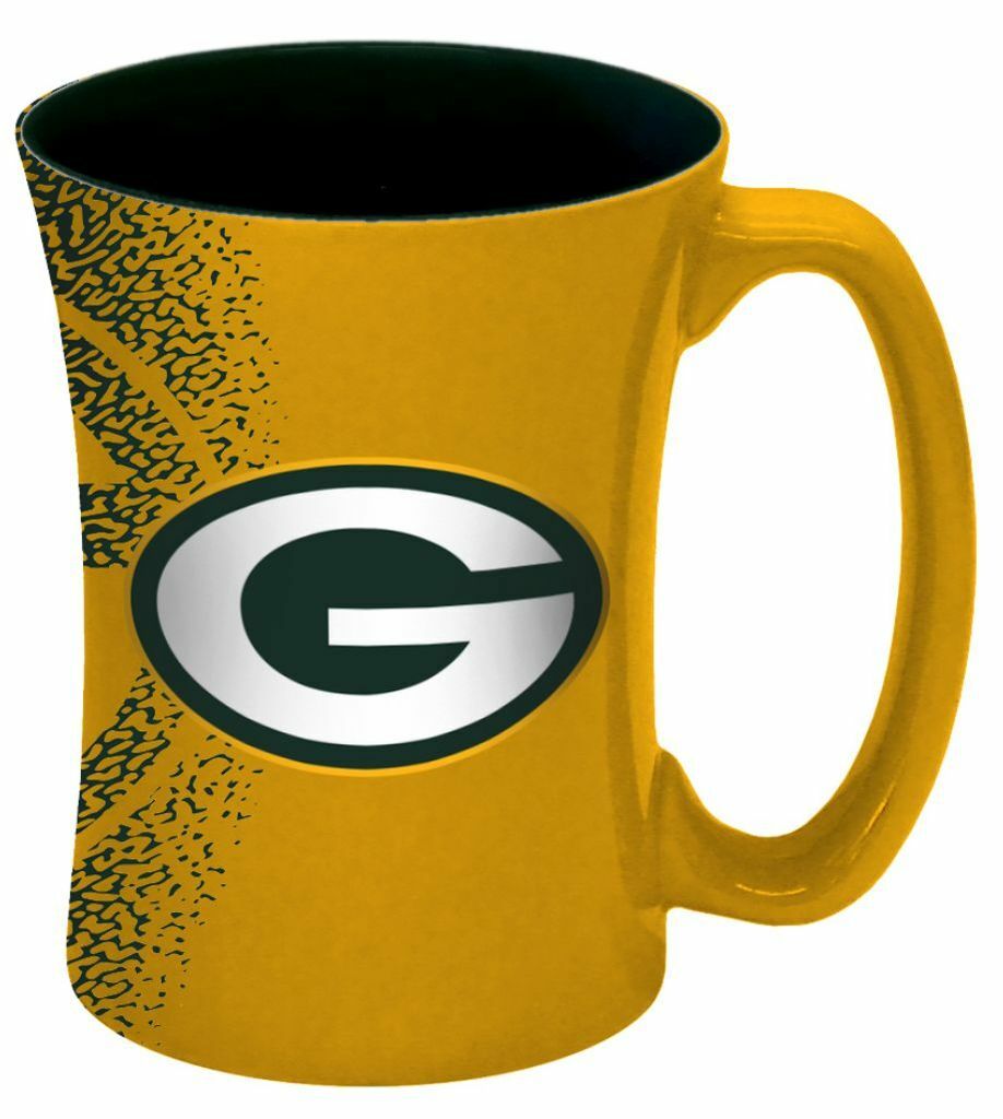 Green Bay Packers NFL Mocha Style Coffee Mug (360 Degree Design)