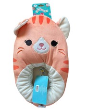 Squishmellows Gigi The Cat Adult Orange Slipper Size 8/9 Fit Size 10, 11 And 12