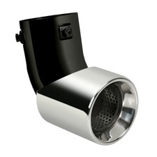 Auspuffblende Endrohr 90mm für gebogene Auspuffrohre 50-65mm verstellbar