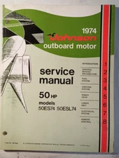 OMC JM-7408 506896 1974 Johnson 50 HP Outboard Service Manual