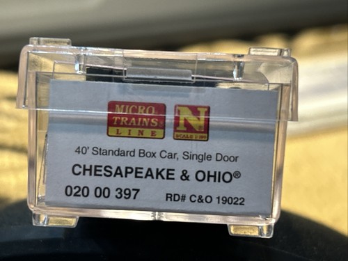Micro-Trains 02000397 C&O Chesapeake & Ohio 40’ Standard Box Car #19022 - New! - Picture 7 of 7