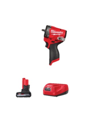 Milwaukee M12 Fuel Stubby 3/8 Inch Impact Wrench Kit | eBay
