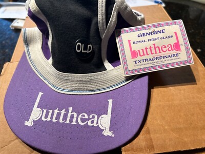 Vintage Buttheads Underwear Hat/Cap Elastic Band w/ Tag 1992