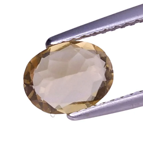 1.08CTS Yellow natural beryl oval cut loose gemstones see video - Picture 2 of 2