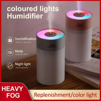 Luminous Humidifier Household Desktop Small Water Supplement Spray Air USB Night