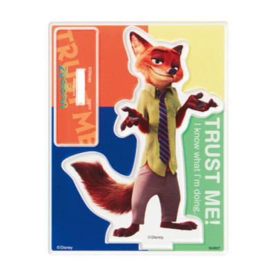 Disney Bandai Prize Nick Wilde Judy Hopps Zootopia acrylic stand c
