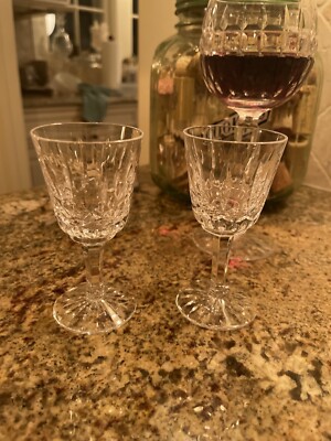 Altantis Cordial Aperitif Fatima Hand Blown and Cut for Block Full Lead Crystal 