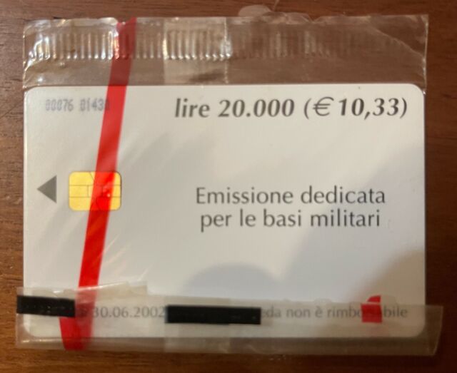 C&C US1 MILITARY BASE CHIP PHONE CARD - CODE 00076 NIB- C&C US1 MILITARY BASE CHIP PHONE CARD - CODE 00076 NIB-