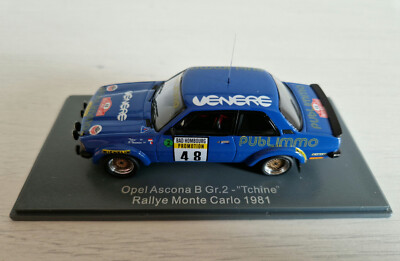 Opel Ascona B Gr.2 ''Tchine'' Rallye Monte Carlo 1981 Neo Scale Models 1:43 OVP