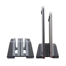 Adjustable Dual Vertical Laptop Stand - Supports 2 Devices Holder, ... Fast Ship