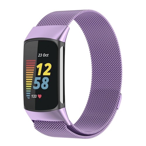 Do Fitbit Charge 6 / 5 Zamienny stal / metalowy magnes Zegarek Bransoletka Akcesoria - Zdjęcie 6 z 10