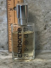 Vintage Claiborne Sport Cologne Spray .5 Oz 3/4 Full