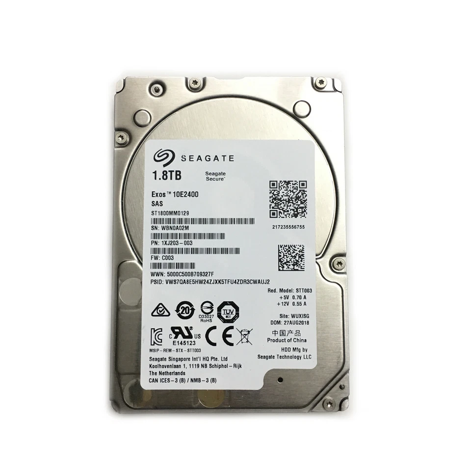 SEAGATE Exos 10E2400 ST1800MM0129 1.8TB 10000RPM 12Gb/s 2.5in SAS Hard Drive New - Bild 3 von 4